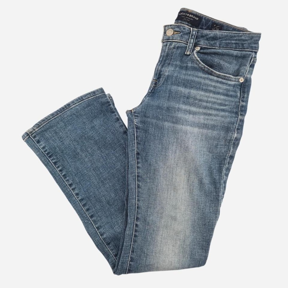 Low-rise bootcut‎ lucky brand denim jeans